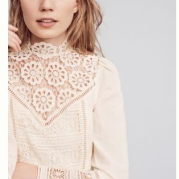 Tracy Reese Victorian Lace Blouse Size M NWOT - Picture 1 of 8